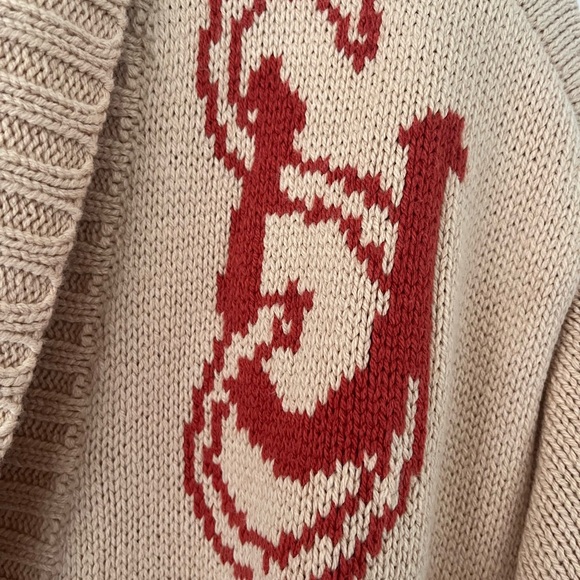 Idyllwind Western Tan and Burnt Red Fringe Cardigan - Picture 4 of 5